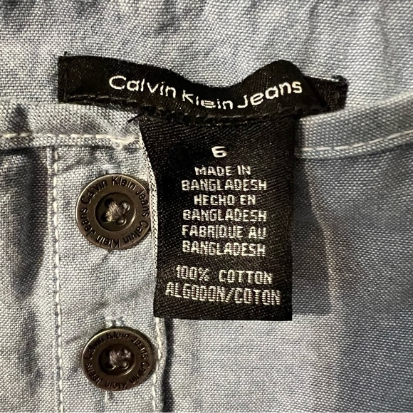 NWT Girls Calvin Klein Jeans Dress - Picture 8 of 8